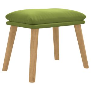 vidaXL Fotpall ljusgr&ouml;n 45x29,5x35 cm sammet