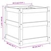 vidaXL Odlingslåda 50x50x50 cm massivt douglasträ