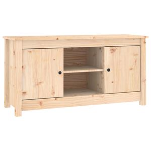 vidaXL Tv-bänk 103x36,5x52 cm massiv furu