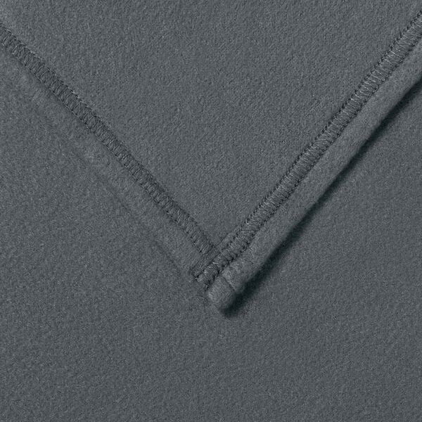 vidaXL Kastfilt M&ouml;rkgr&aring; 240 x 220 cm Fleece