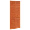 vidaXL Ladug&aring;rdsd&ouml;rr 80 x 2,5 x 208 cm Massiv furu Vaxad brun