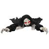 vidaXL Halloween Krypande Zombie SPOOKA Svart 41 x 130 x 24 cm