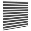 vidaXL Rullgardin zebra svart 165x100 cm tyg bredd 160,9cm polyester