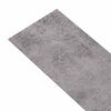 vidaXL Sj&auml;lvh&auml;ftande golvplanka 32 pcs Cement Brun 4,46 m&sup2; PVC