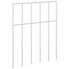 vidaXL Tr&auml;dg&aring;rdsst&auml;ngselpanel 48 st 25 x 30 cm Galvaniserat st&aring;l