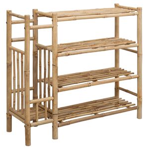 vidaXL Skost&auml;ll 88 x 27 x 80 cm Bambu Naturlig