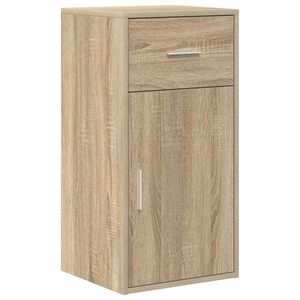 vidaXL Sideboard med l&aring;da Sonoma-ek 38 x 34 x 75 cm