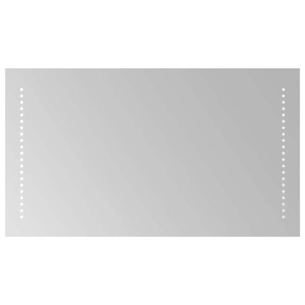 vidaXL Badrumsspegel LED 70x40 cm