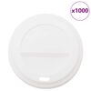 vidaXL lock f&ouml;r kaffekoppar av papper &Oslash;90 mm 12oz and 16oz 1000 st vit