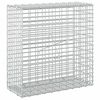 vidaXL Gabion med 3,5 mm tr&aring;d och 5x2,5 cm n&auml;t 50x20x50 cm