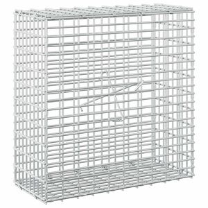 vidaXL Gabion med 3,5 mm tr&aring;d och 5x2,5 cm n&auml;t 50x20x50 cm