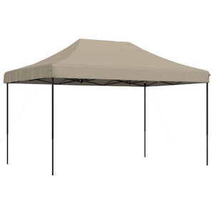 vidaXL Pop-Up hopf&auml;llbart partyt&auml;lt 440x292x315 cm taupe