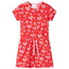 Jumpsuit f&ouml;r barn r&ouml;d 128