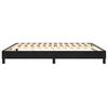 vidaXL Boxspring-s&auml;ngram svart 180x200 cm sammet