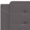 vidaXL Headboard Cushion "Zadar" Grey 100 cm Faux Leather