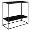 House Nordic Konsolbord med 2 hyllor Avery svart