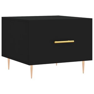 vidaXL Soffbord svart 50x50x40 cm konstruerat tr&auml;