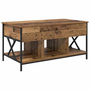 vidaXL Kaffeebord Gammalt tr&auml; 100 x 55 x 48.5 cm Konstruerat tr&auml;