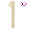 vidaXL Fiberduk 2 rullar 70 g/m&sup2; 10x1,6 m
