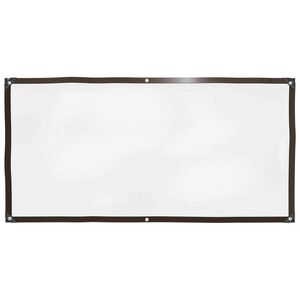 vidaXL Tarpaulin med &ouml;glor Transparent 1 x 2 m polyeten