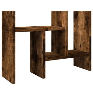 vidaXL Skrivbordshylla sonoma-ek 34,5x15,5x35,5 cm konstruerat tr&auml;