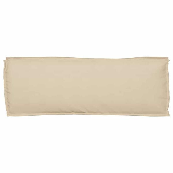 vidaXL Kudde Beige 110 x 40 x 8 cm Oxford Tyg