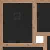 vidaXL Fotoram för 24x(10x15 cm) bilder ljusbrun MDF
