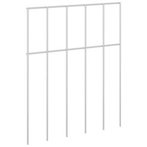 vidaXL Tr&auml;dg&aring;rdsst&auml;ngselpanel 24 st 25 x 30 cm Galvaniserat st&aring;l
