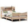 vidaXL S&auml;ngram utan madrass 150x200 cm massiv furu