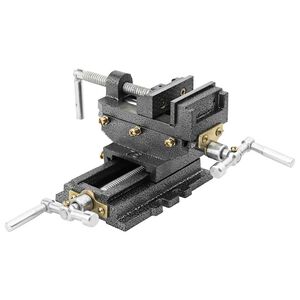 vidaXL Skruvstäd med tvärslid 70 mm