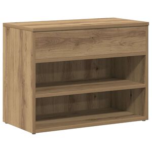 vidaXL Skob&auml;nk artisan ek 60x30x45 cm konstruerat tr&auml;