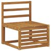 vidaXL Soffgrupper 3 pcs Naturf&auml;rg Massivt Akaciatr&auml;