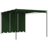 vidaXL Paviljong 4 x 3 x 2,3 m Gr&ouml;n Polyester och St&aring;l