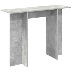 vidaXL Konsolbord Betonggr&aring; 100 x 30 x 75 cm Konstruerat tr&auml;