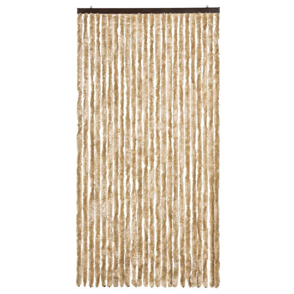vidaXL Insektsdraperi beige 100x220 cm chenille
