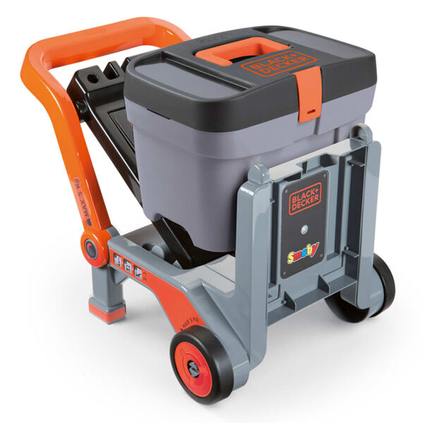 Smoby Mobil lekstadsverkstad BLACK+DECKER silver 360202
