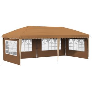 vidaXL Pop-up Partyt&auml;lt 575 x 289 x 245 cm Beige
