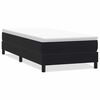 vidaXL Res&aring;rs&auml;ng utan madrass svart 90x220 cm sammet