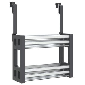vidaXL K&ouml;kssk&aring;psf&ouml;rvaring 34x12x26 cm aluminium