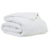 vidaXL Dunt&auml;cke 200 x 140 x 4 cm Nej Polyester Vit Andningsbar