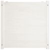 vidaXL Odlingslåda vit 70x70x70 cm massiv furu