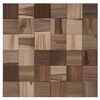 vidaXL V&auml;ggpanel 11 st Naturlig 30 x 30 x 2 cm