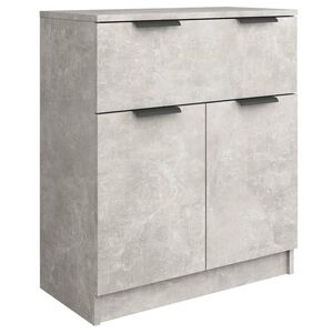 vidaXL Sk&auml;nk betonggr&aring; 60x30x70 cm konstruerat tr&auml;