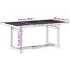vidaXL Matgrupp f&ouml;r tr&auml;dg&aring;rden 7 delar 180x90x75 cm massivt akaciatr&auml;