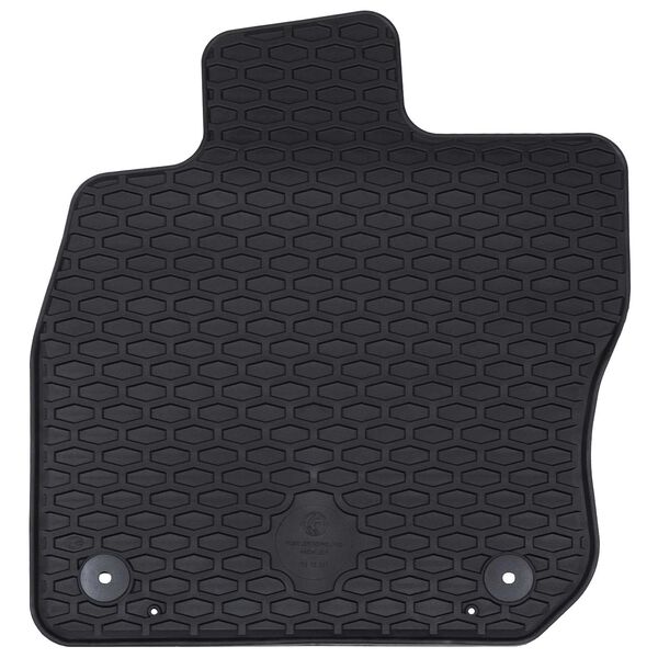 vidaXL Bilmatta 4 pcs Svart passar f&ouml;r VW GOLF VIII Variant 2020-