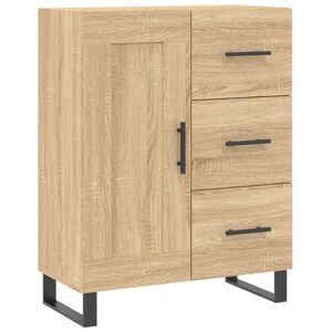 vidaXL Sk&auml;nk sonoma-ek 69,5x34x90 cm konstruerat tr&auml;