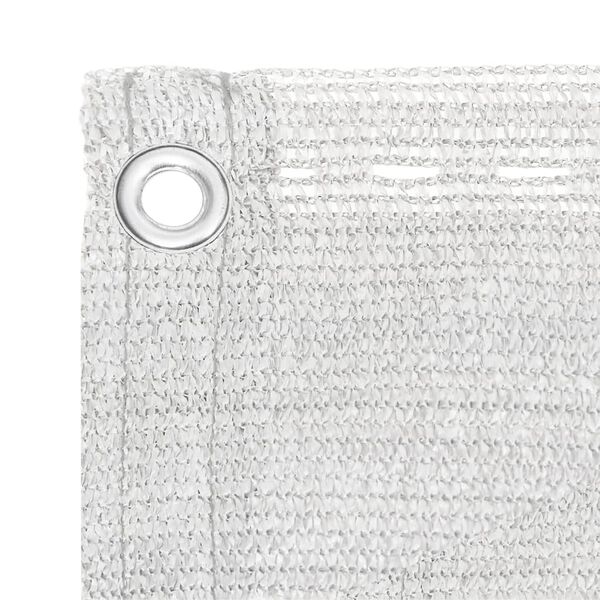 vidaXL Balkongskärm vit 90x500 cm HDPE