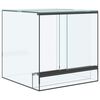 vidaXL Terrarium med lagring Transparent 30 x 30 x 30 cm Glas