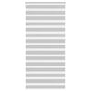 vidaXL Rullgardin zebra ljusgr&aring; 115x230 cm tyg bredd 110,9cm polyester