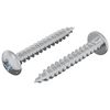 vidaXL Tr&auml;skruv 2 st Silver M4 x 28 mm J&auml;rn